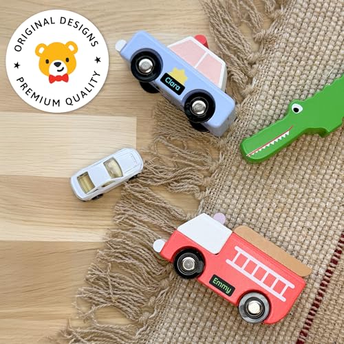 Mini Name Labels (175) - Custom Personalized Labels for Clothes & Tiny Items – Waterproof, Washer and Dryer-Safe – Daycare, Preschool and School - Neon - color: Neon