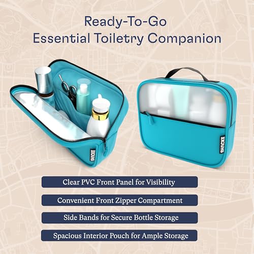 Shacke 8 Set Packing Cubes for Travel, Shoe & Toiletry Bags (Aqua Teal) - color: 8 Set - Aqua Teal, size: Set of 8