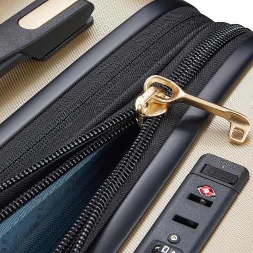 DELSEY PARIS Cruise 3.0, 20 Inch Carry-On Hardside Luggage, Gold - color: Gold, size: Carry on 20 Inch