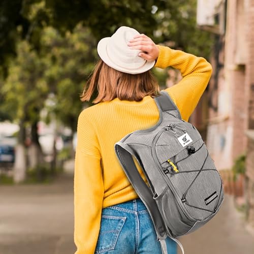 SKYSPER Foldable Hiking Backpack 10L/15L Small Lightweight Travel Daypack - color: Gray, size: 15 liters