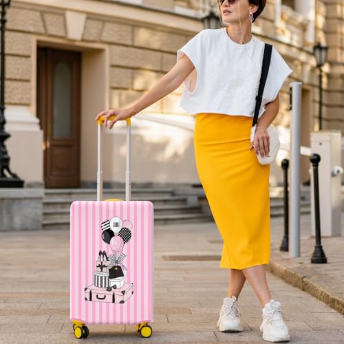 Travel Luggage Cover Washable Elastic Gift Box and Balloon Travel Suitcase Cover Anti-scratch Suitcase cover Fits 18-20 Inch Luggage Cover - color: Luggage cover-25, size: S(18-20in)