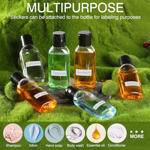 Travel Bottles for Toiletries TSA Approved 6Pack 1.69oz Leak Proof