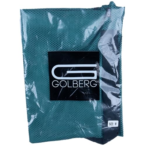 Golberg Mesh Bag - 18 x 24 Inches with Shoulder Strap – Use for Laundry, Beach Days, & Even Camping (Hunter Green) - color: Hunter Green, size: 18 X 24", style: With Strap