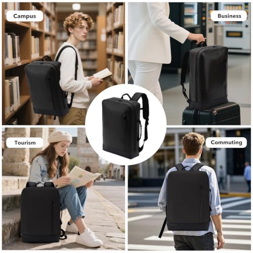 Travel Backpack for 15.6 Inch Laptop, 15L Lightweight, Black - color: Black, size: 15.6 Inch