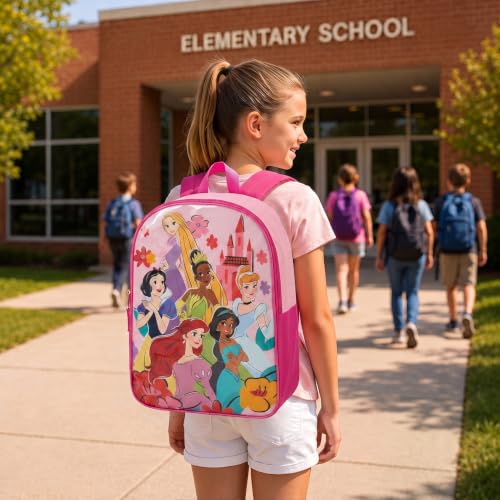 Disney Princess Backpack - Kids Backpack for Girls - color: Pink Princess