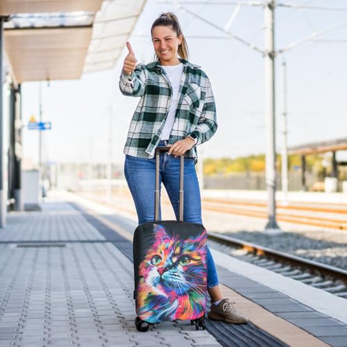 Luggage Cover, Elastic Washable & Stretchable Suitcase Protector, Anti Scratch Travel Suitcase Cover, Approved Travel Accessories Baggage Covers for 29-32 Inch Luggage (XL) - size: XL (29-32 inch suitcase)