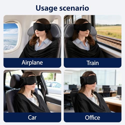 Airplane Sleep Support Set, 3 in 1 Airplane Sleep Support System