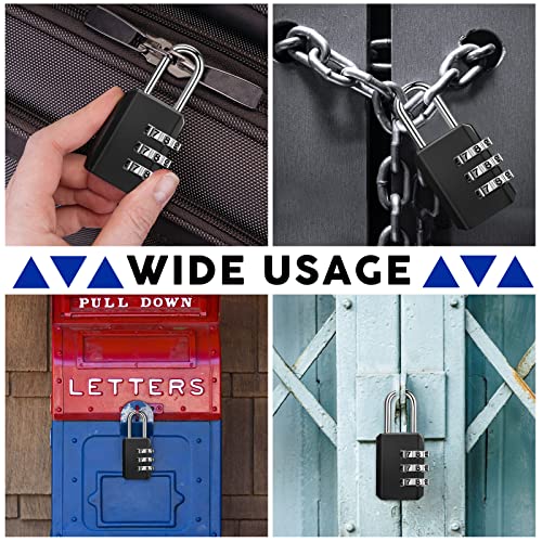 Chumia 50 Pack Small Combo Locks 3 Digit Waterproof for Luggage Locker