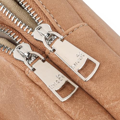 INICAT Small Anti Theft Crossbody Bag for Women,Sling Purse - color: Earth Yellow', size: Large