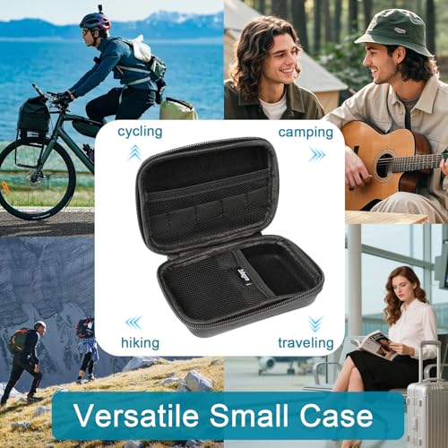 EVA Hard Shell Cable Organizer Travel Case for Cords & Tech Gear - size: 5.5X3.9 inch