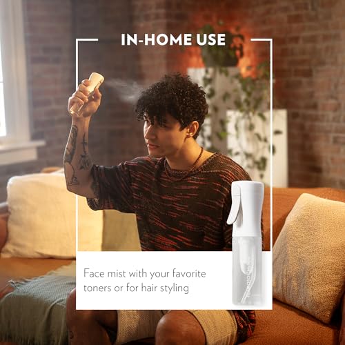 FLAIROSOL MyStyle Travel Continuous Spray Bottle, 3.04oz/90ml, White - color: White, style: 1 Pack