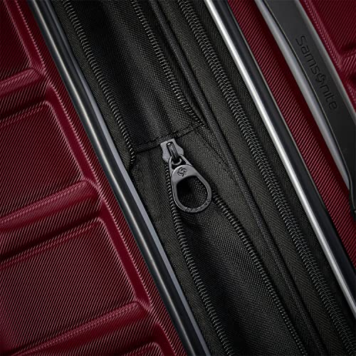 Samsonite Omni 2 Hardside Expandable Luggage with Spinner Wheels, 2-Piece Set (19/24), Nature Merlot - color: Natural Merlot, size: 2-Piece Set (Carry-on/Medium)