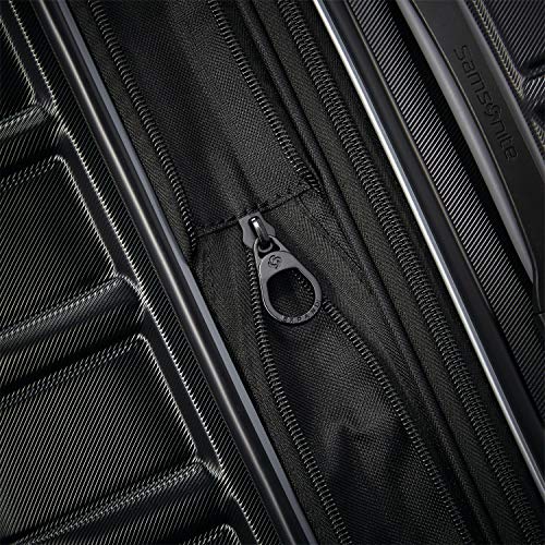 Samsonite Omni 2 Hardside 2 Piece Set - Includes Carry-On & Medium Checked Suitcases - 360° Dual Spinner Wheels - Integrated TSA Lock & Expansion - Amazon Exclusive - Midnight Black - color: Midnight Black, size: 2-Piece Set (Carry-on/Medium)