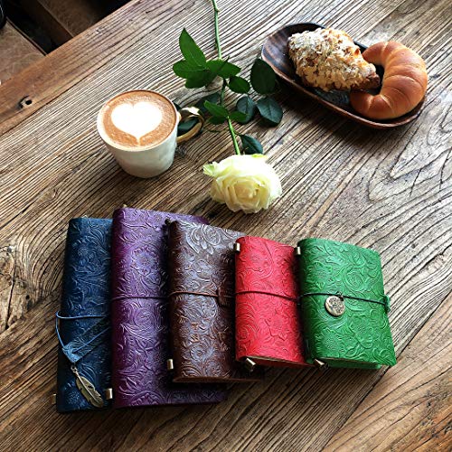 Refillable Leather Journal Travelers Notebook Standard Coffee - color: Coffee, size: Standard