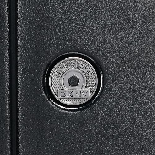 DKNY On the Go 25" Hardshell Lightweight Expandable Checked Luggage with Spinner Wheels,Black - color: Black, size: 25" Checked Luggage