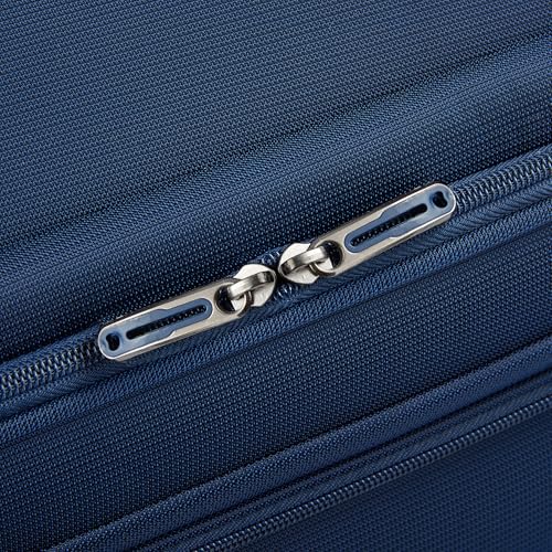 DELSEY PARIS Helium DLX Rolling Garment Bag with Spinner Wheels, Navy Blue - color: Navy Blue