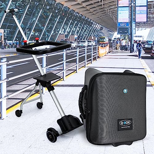 LemoHome Expandable Luggage with Spinner Wheels,Large Suitcases with Child Seat Design,Hard Luggage for Women and Men,20 inch Hardside Carry on Luggage for Travel - color: Black