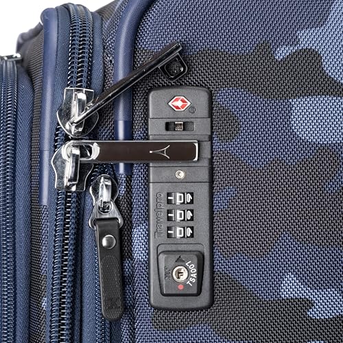 Travelpro Platinum Elite Checked Luggage Spinner, Navy, 29-Inch - color: Navy Camouflage, size: Checked-Large 29-Inch