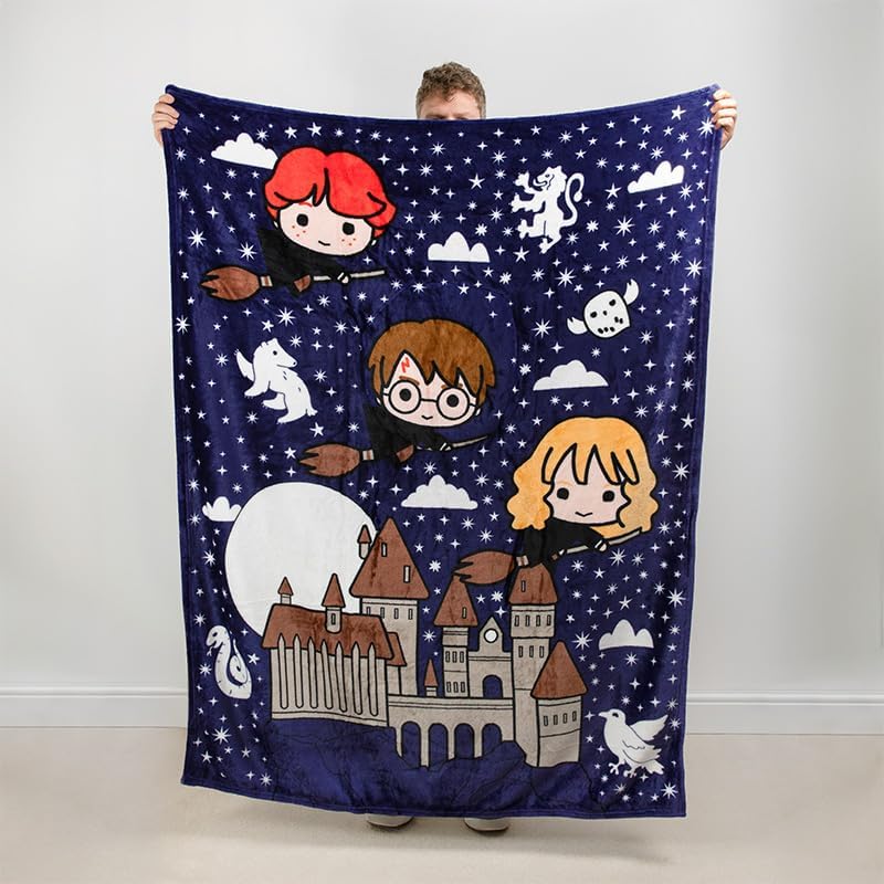 Harry Potter Cushion Blanket - Officially Licensed Harry Potter Product