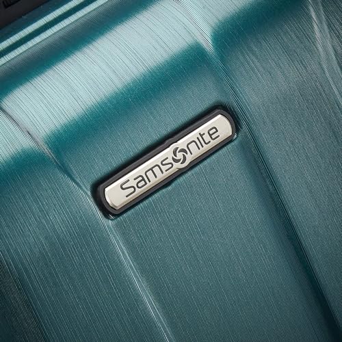 Samsonite Centric 2 Hardside Expandable Luggage with Spinner Wheels, Emerald Green, Checked-Large 28-Inch - color: Emerald Green, size: Checked-Large Spinner