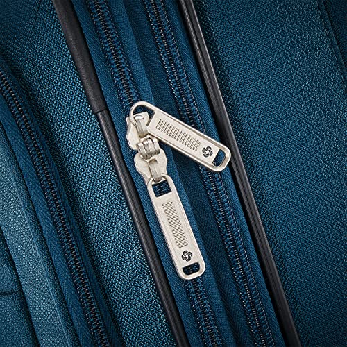 Samsonite Ascella X Softside Expandable Luggage with Spinners, Teal, 2PC SET (Carry-on/Medium) - color: Teal, size: 2PC (SP20/25)