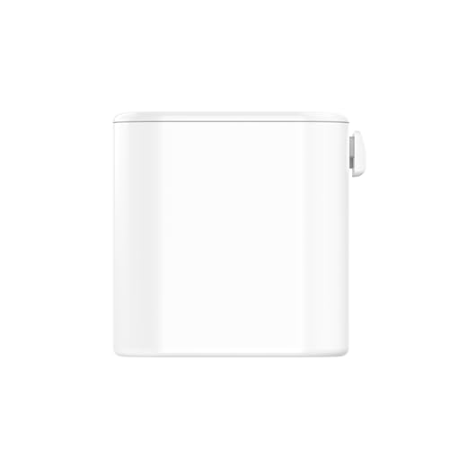 World Travel Adapter Quick Charger 35.5W, White - color: Snow White
