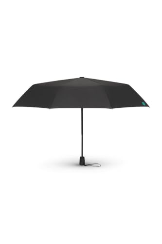 Coolibar Unisex Sanya Compact Umbrella - UPF 50+ Sun Protection - Cabana - color: Matte Black