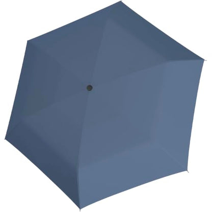 Knirps US.050 Ultra Light Pocket Size Manual Rain Umbrella with Carrying Case - color: Harbor with Black Heat Shield