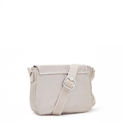 Kipling Sabian Printed Crossbody Mini Bag - color: Metallic Glow, size: 7.75''L x 5.75''H x 3.5''D