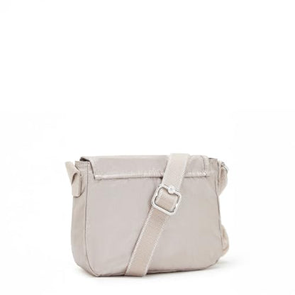 Kipling Sabian Printed Crossbody Mini Bag - color: Metallic Glow, size: 7.75''L x 5.75''H x 3.5''D