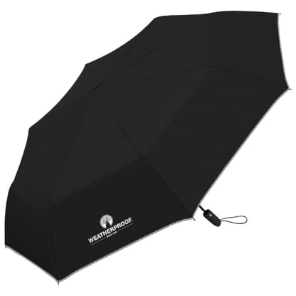 Weatherproof Automatic Rain Umbrella, Compact, Lightweight for Travel, Full 42 Inch Arc, Black