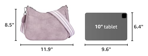 APHISON Trendy Leather Crossbody Purse, Women's Shoulder Handbag - color: 04-purple