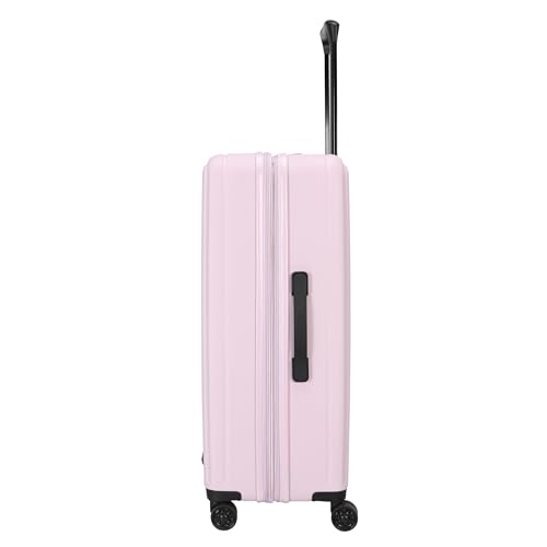 TRIPS AXIS 28-Inch Lightweight Durable Hardside 8-Wheel Spinner Checked Suitcase Size Luggage, Lilac - color: Lilac, size: LARGE CHECKED