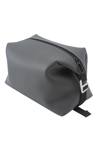 6"x11" 6L Silicone Toiletry Bag, Grey - color: Grey, size: 6L