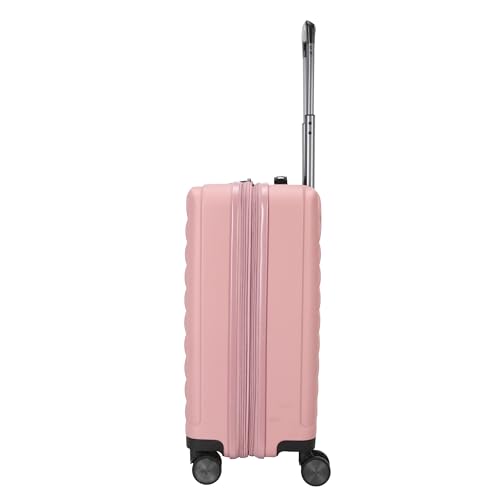 TRIPS EON 20-Inch Carry-On Lightweight Durable Hardside 8-Wheel Spinner Cabin Size Luggage, Ash Rose - color: Ash Rose, size: CARRY ON
