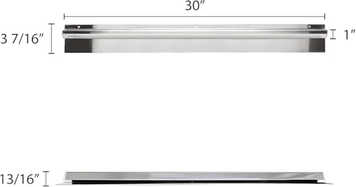 TrueCraftware- 30" Stainless Steel No Clip Check Holder Ticket Rack-Receipt Bill Clipless Display Rail Restaurant Kitchen Bar Cafe - size: 30 Inch
