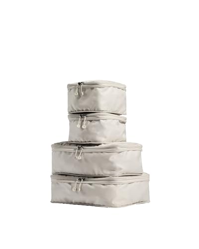 Antler Compression Packing Cubes for Travel, Set of 4, Taupe - color: Taupe