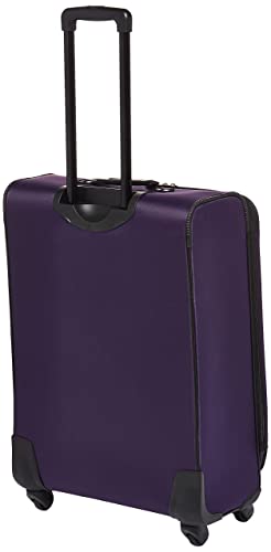 American Tourister Pop Max Softside Luggage with Spinner Wheels, Purple, 3-Piece Set (21/25/29) - color: Purple