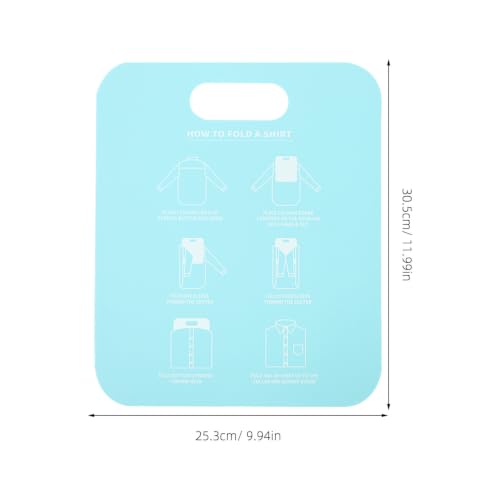 ABOOFAN Shirt Folding Board 3-Pack Clothes Folder Folding Board for T-Shirts and Long-Sleeve Shirts Space-Saving Laundry Organizer for Home Travel and Closet Storage