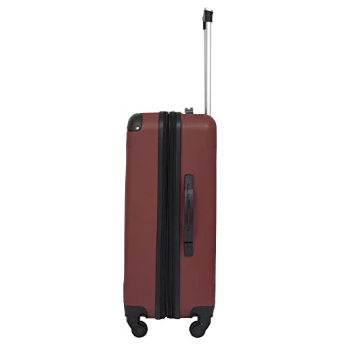 Travelers Club Chicago Hardside Expandable Spinner Luggage, Apple Butter, 3 Piece Set - color: Apple Butter, size: 3-Piece Set