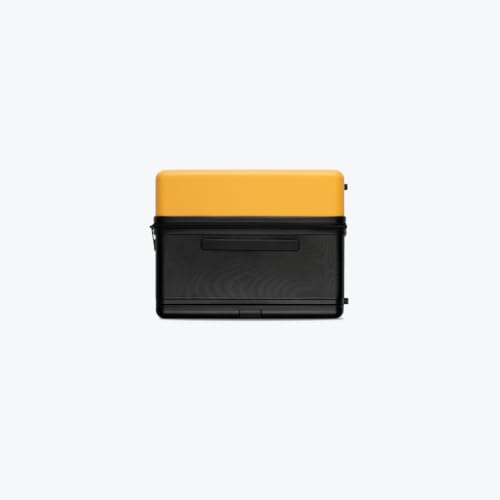 LEVEL8 Wide Handle Luggage, 28 Inch Hardshell Large Suitcase, Yellowblack - color: Yellowblack, size: 28Inch