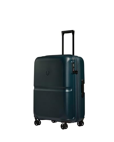 ANTLER Single Stripe Checked Medium Luggage, Indigo Blue, 26x18x12, 89L - color: Indigo Blue, size: Medium
