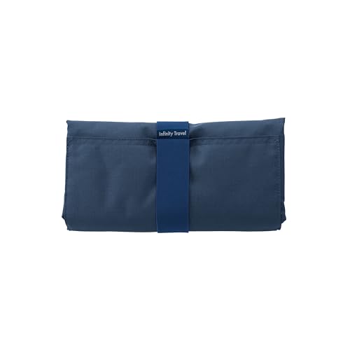 Packable Travel Bag - Compact Folding Duffel Bag - Carry On Expendable Weekender Bag - Pockets (Navy) - color: Navy