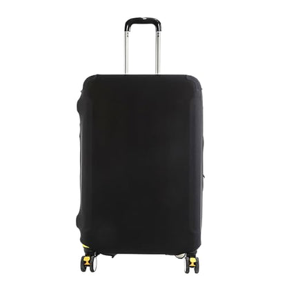 JewelryWe Elastic Luggage Cover Protector: Scratch-Resistant Suitcase Protector for 22-25 Inch Case Travel Bags (Black, M) - size: M