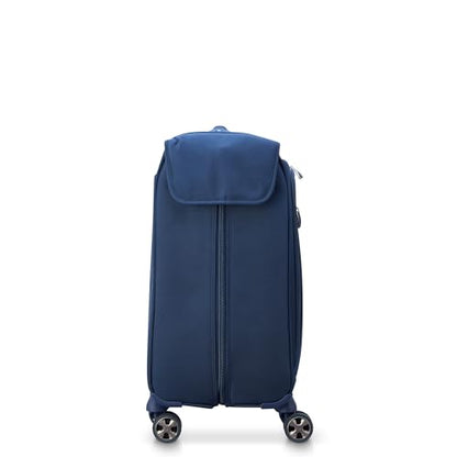 DELSEY PARIS Helium DLX Rolling Garment Bag with Spinner Wheels, Navy Blue - color: Navy Blue