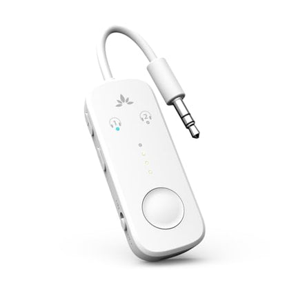 Avantree Relay - Airplane Bluetooth Adapter for 2 AirPods or Headphones - color: 2-White