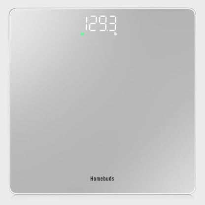 Homebuds Bathroom Scale for Body Weight Precision 0.1lb, Weight Scale 400lb - color: Bathroom Scale Silver