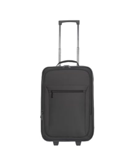Pilot Carry On 18" Softside 2 Wheel Luggage for Travel, Black