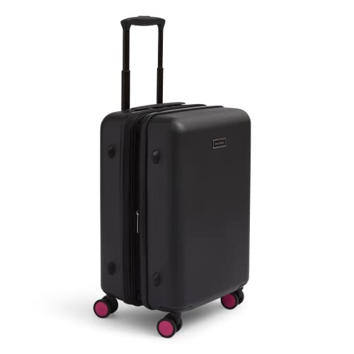 Vera Bradley Women's Hardside Rolling Suitcase Luggage, Black, 22" Carry On, 26" Check In, & 29" Check In - color: Black