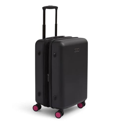 Vera Bradley Women's Hardside Rolling Suitcase Luggage, Black, 22" Carry On, 26" Check In, & 29" Check In - color: Black